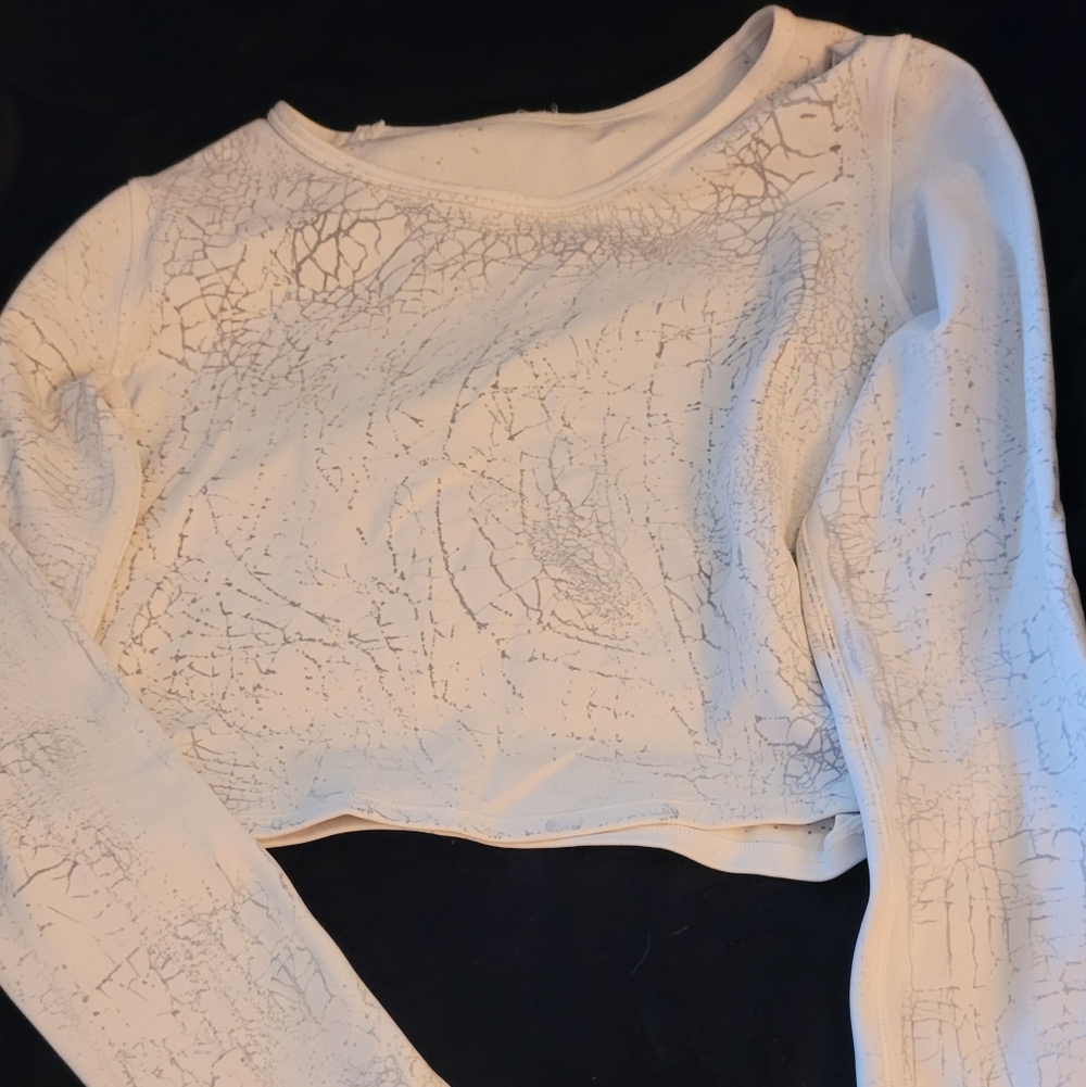 lululemon athletica White Crop Top